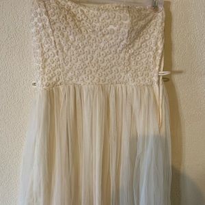 White homecoming dress